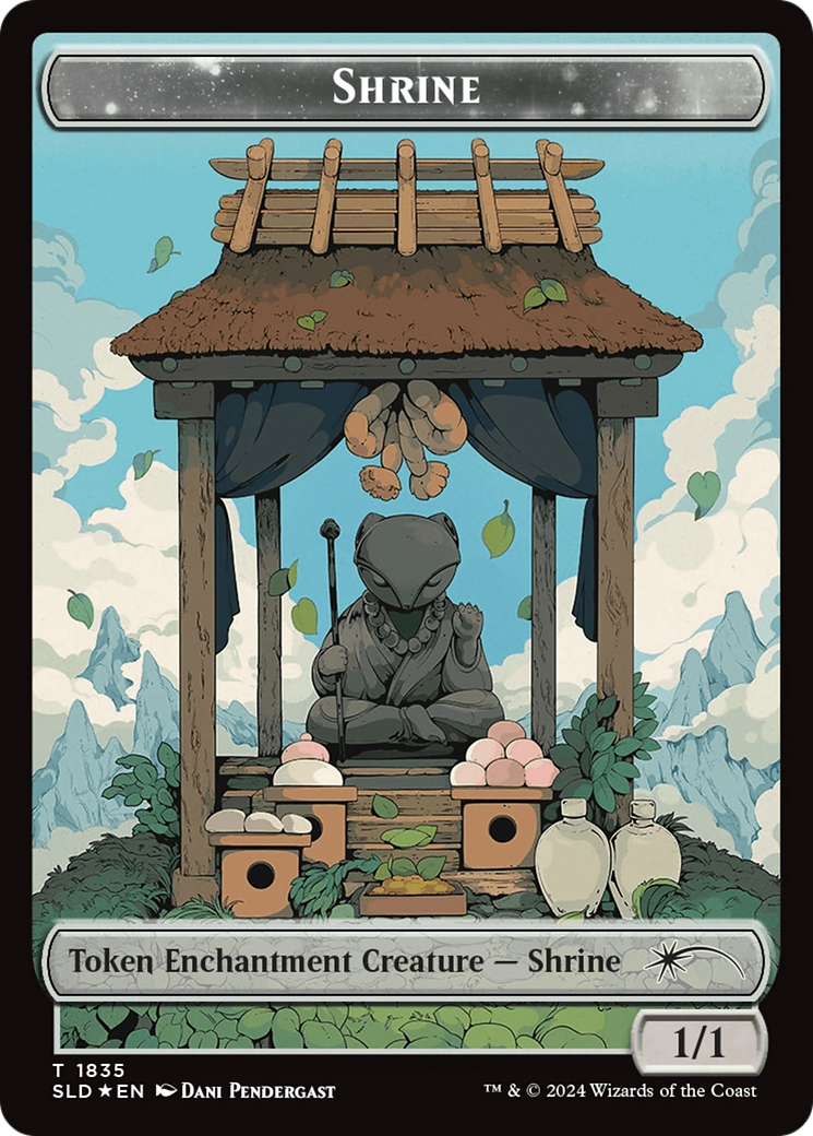 Shrine Token (Rainbow Foil) [Secret Lair: From Cute to Brute Tokens] | Pegasus Games WI