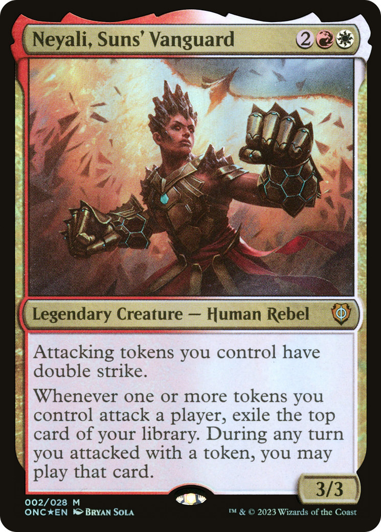 Neyali, Suns' Vanguard [Phyrexia: All Will Be One Commander] | Pegasus Games WI