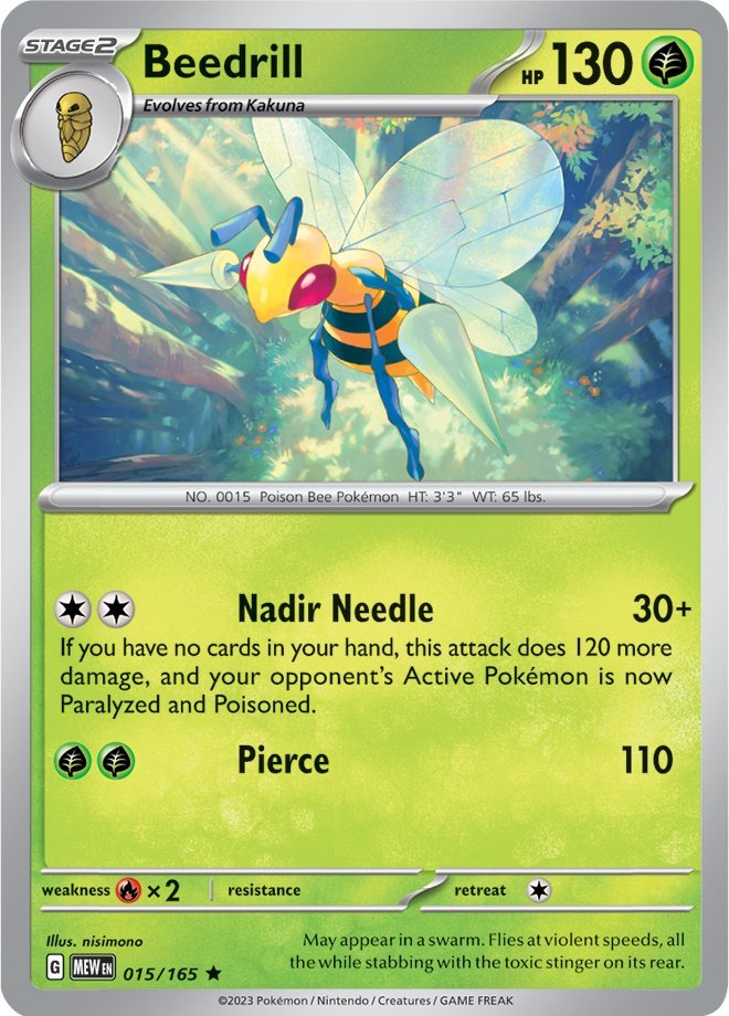 Beedrill (015/165) [Scarlet & Violet: 151] | Pegasus Games WI