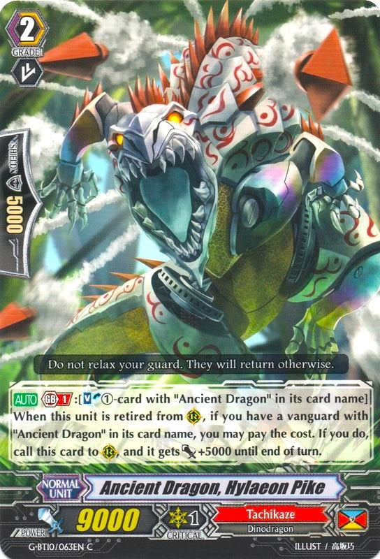 Ancient Dragon, Hylacon Pike (G-BT10/063EN) [Raging Clash of the Blade Fangs] | Pegasus Games WI
