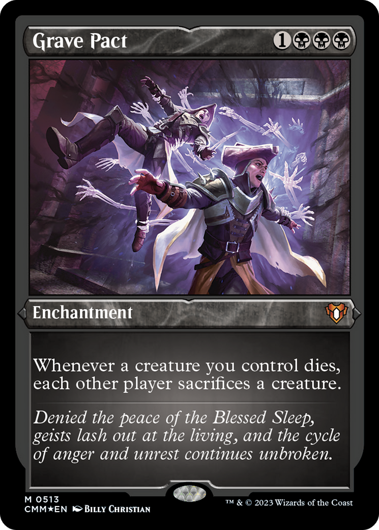 Grave Pact (Foil Etched) [Commander Masters] | Pegasus Games WI
