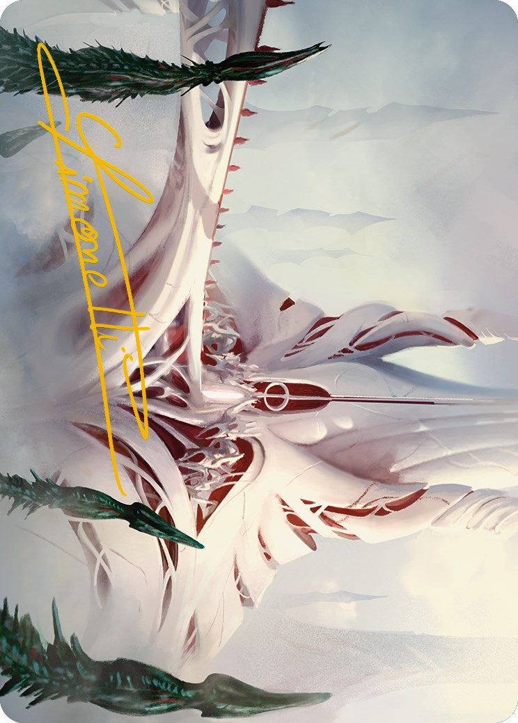 The Fair Basilica Art Card (Gold-Stamped Signature) [Phyrexia: All Will Be One Art Series] | Pegasus Games WI