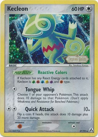 Kecleon (37/92) (Stamped) [EX: Legend Maker] | Pegasus Games WI
