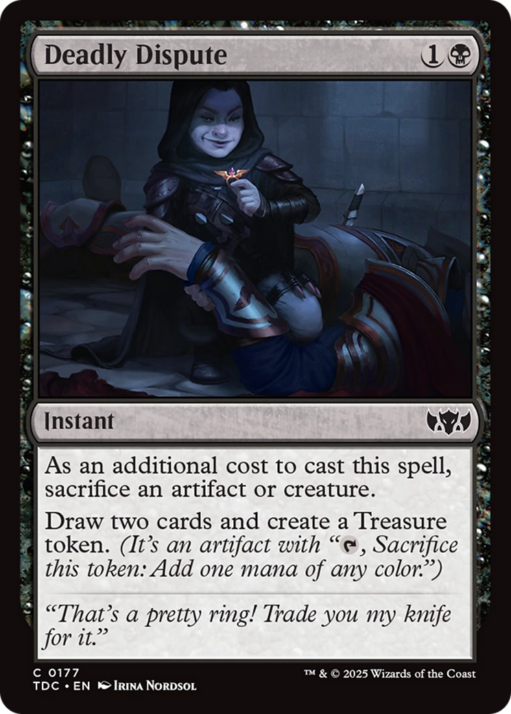 Deadly Dispute [Tarkir: Dragonstorm Commander] | Pegasus Games WI