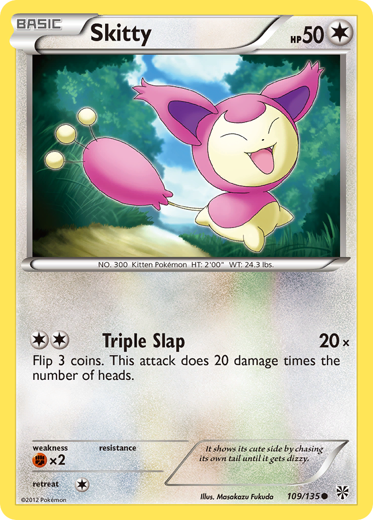 Skitty (109/135) [Black & White: Plasma Storm] | Pegasus Games WI