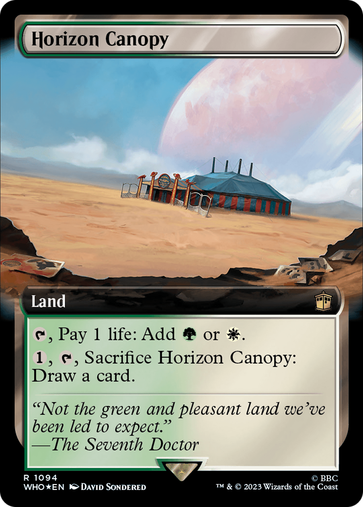 Horizon Canopy (Extended Art) (Surge Foil) [Doctor Who] | Pegasus Games WI