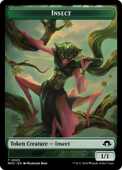 Insect // Energy Reserve Double-Sided Token [Modern Horizons 3 Tokens] | Pegasus Games WI