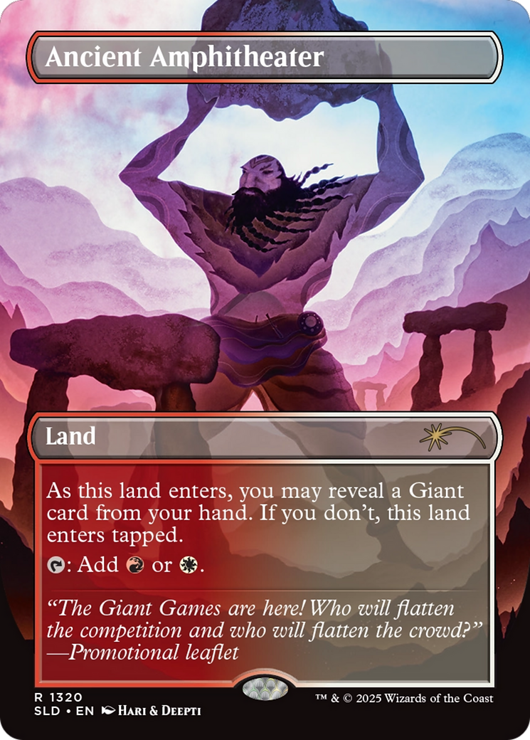 Ancient Amphitheater (Rainbow Foil) [Secret Lair Drop Series] | Pegasus Games WI