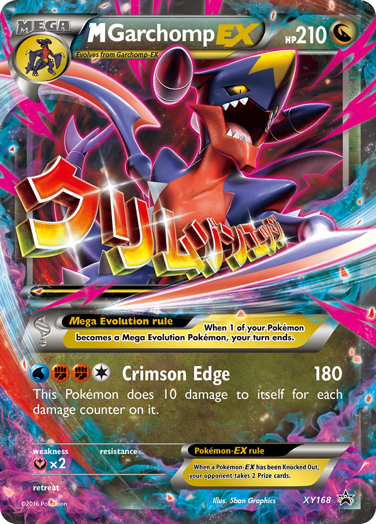 M Garchomp EX (XY168) [XY: Black Star Promos] | Pegasus Games WI