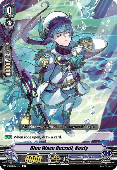 Blue Wave Recruit, Kosty (V-EB12/062EN) [Team Dragon's Vanity] | Pegasus Games WI