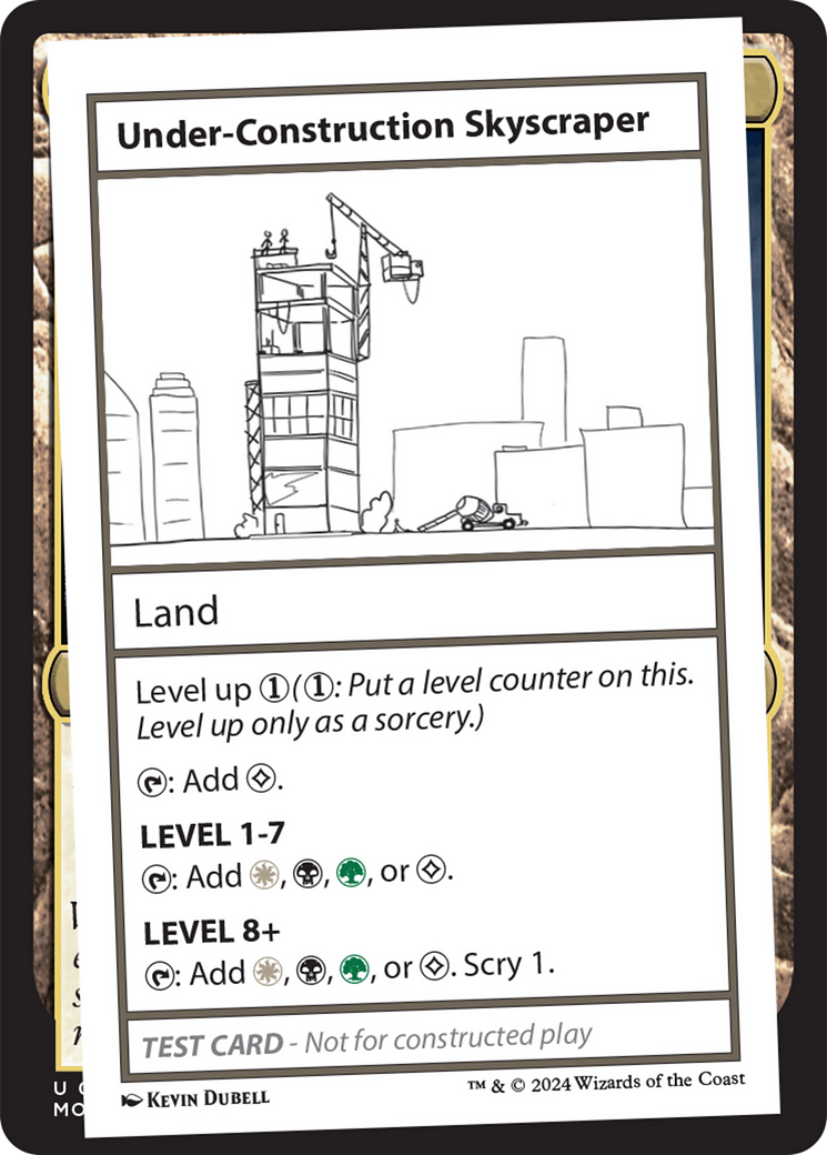 Under-Construction Skyscraper [Mystery Booster 2 Playtest Cards] | Pegasus Games WI