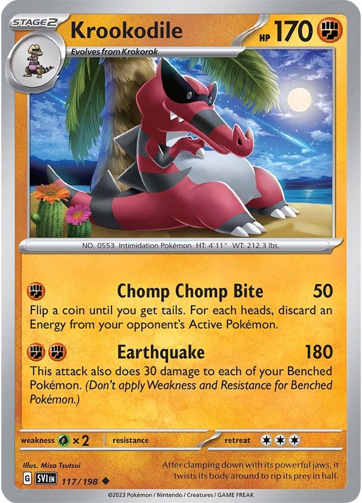 Krookodile (117/198) [Scarlet & Violet: Base Set] | Pegasus Games WI
