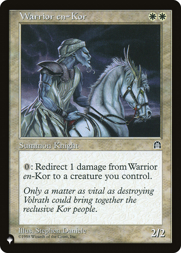Warrior en-Kor [The List] | Pegasus Games WI