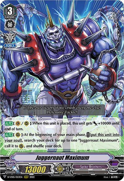 Juggernaut Maximum (D-VS05/053EN) [V Clan Collection Vol.5] | Pegasus Games WI