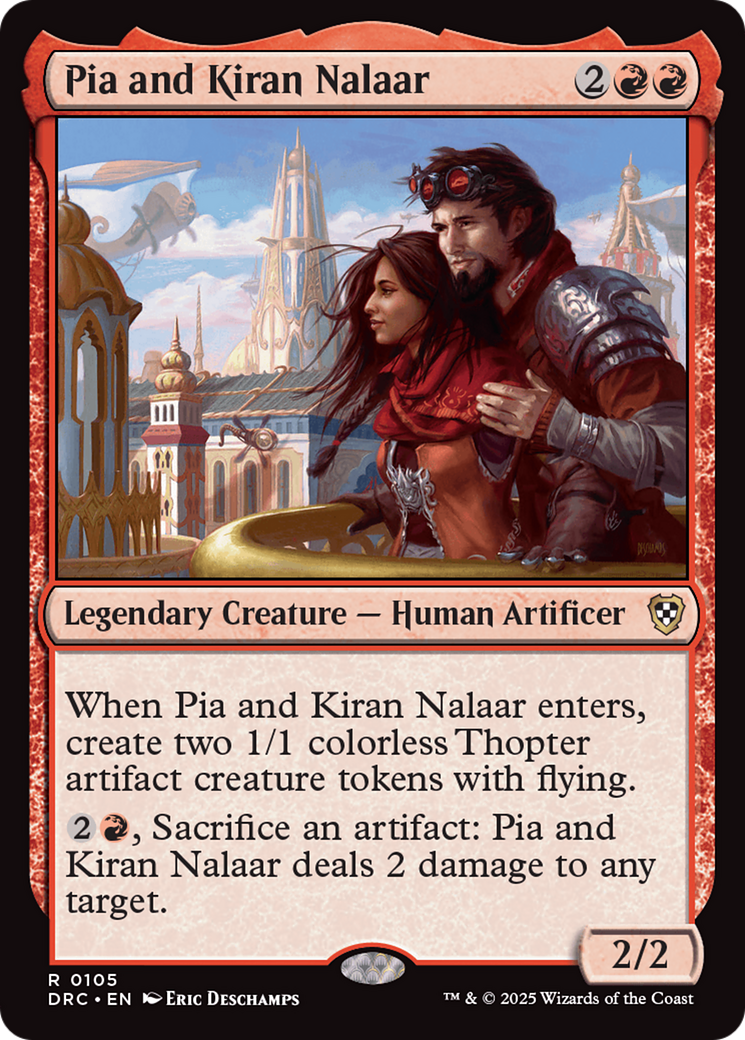 Pia and Kiran Nalaar [Aetherdrift Commander] | Pegasus Games WI