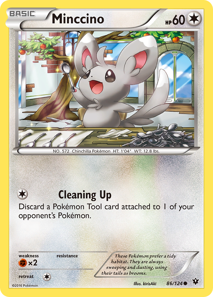 Minccino (86/124) [XY: Fates Collide] | Pegasus Games WI