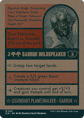 Garruk Wildspeaker [Secret Lair Drop Series] | Pegasus Games WI