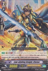 Law-abiding Knight, Cloten (G-BT03/058EN) [Sovereign Star Dragon] | Pegasus Games WI
