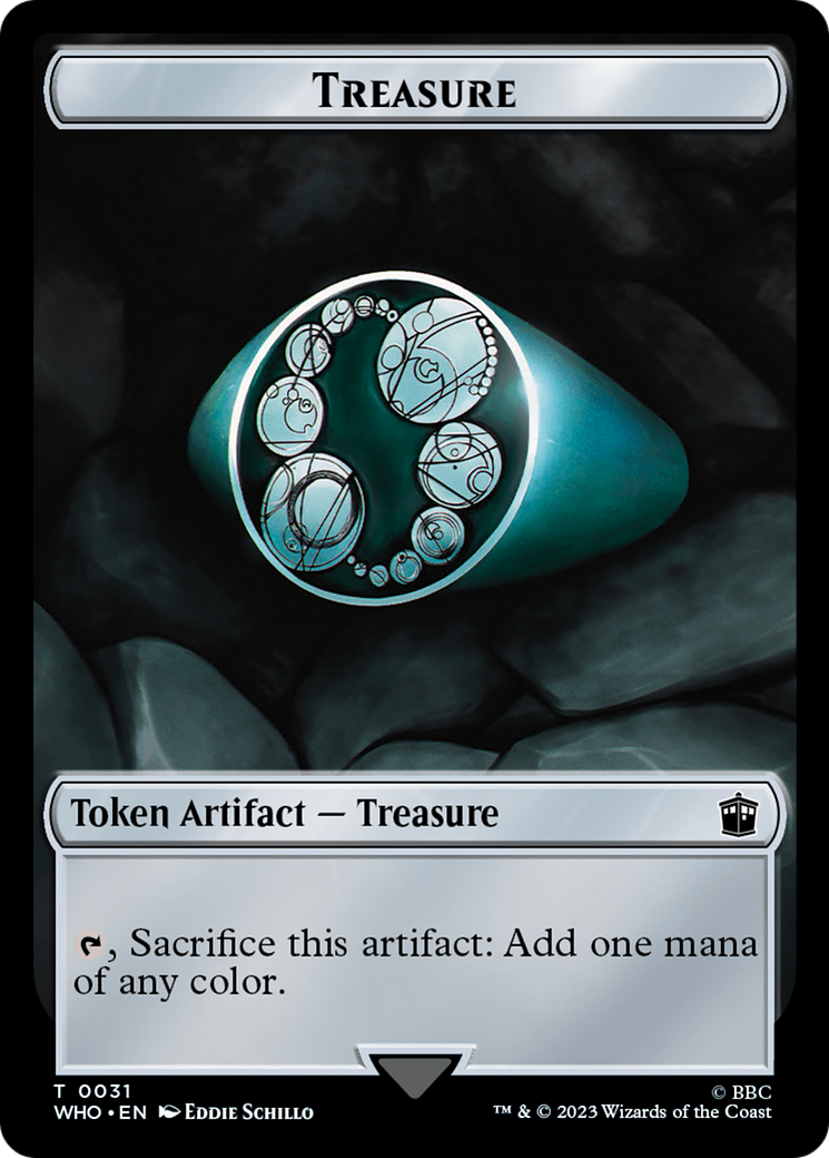 Dalek // Treasure (0031) Double-Sided Token [Doctor Who Tokens] | Pegasus Games WI