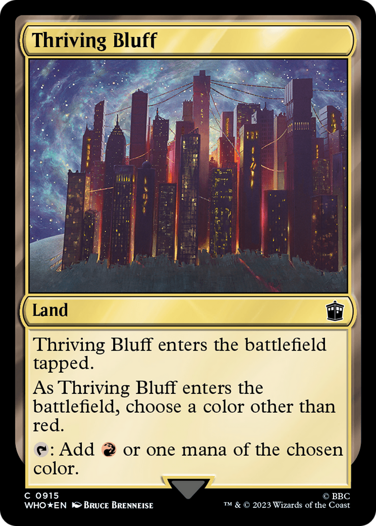 Thriving Bluff (Surge Foil) [Doctor Who] | Pegasus Games WI