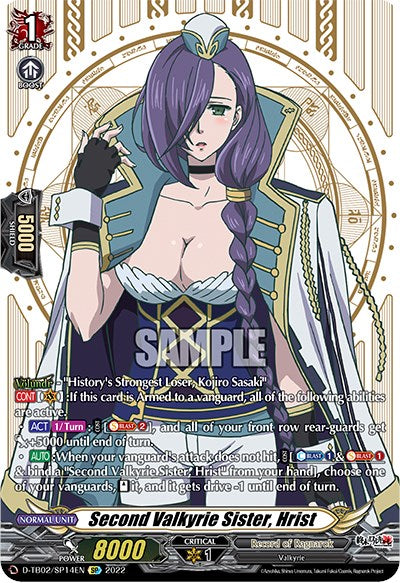 Second Valkyrie Sister, Hrist (D-TB02/SP14EN) [Record of Ragnarok] | Pegasus Games WI