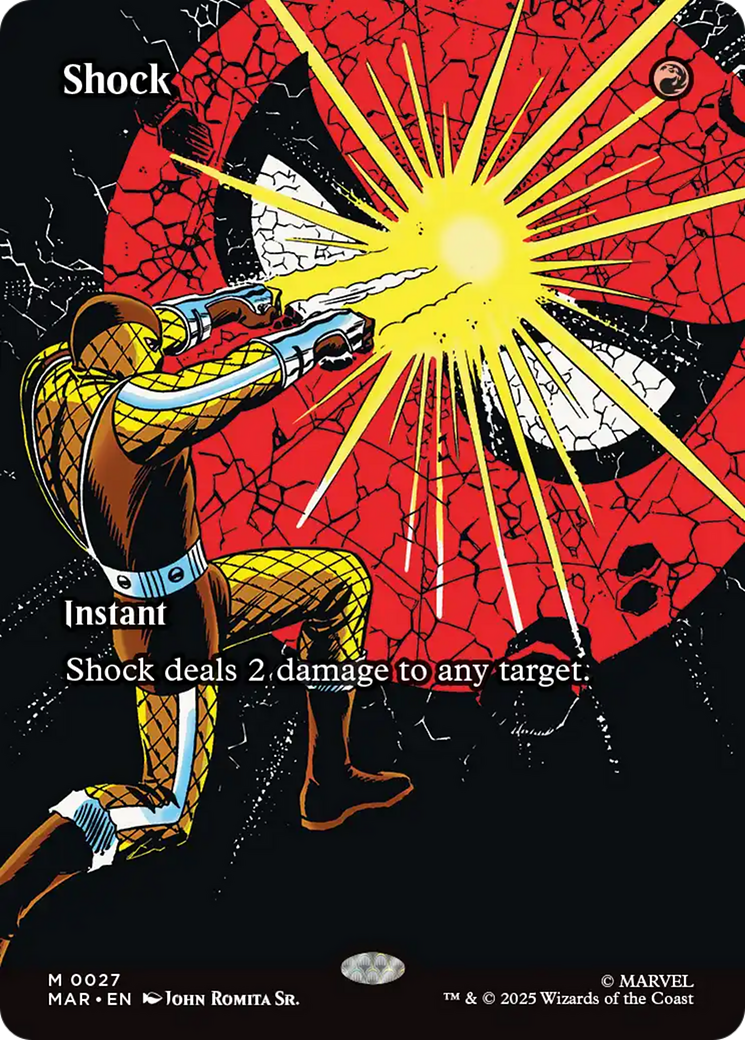Shock (Borderless) [Marvel's Spider-Man: Eternal-Legal] | Pegasus Games WI