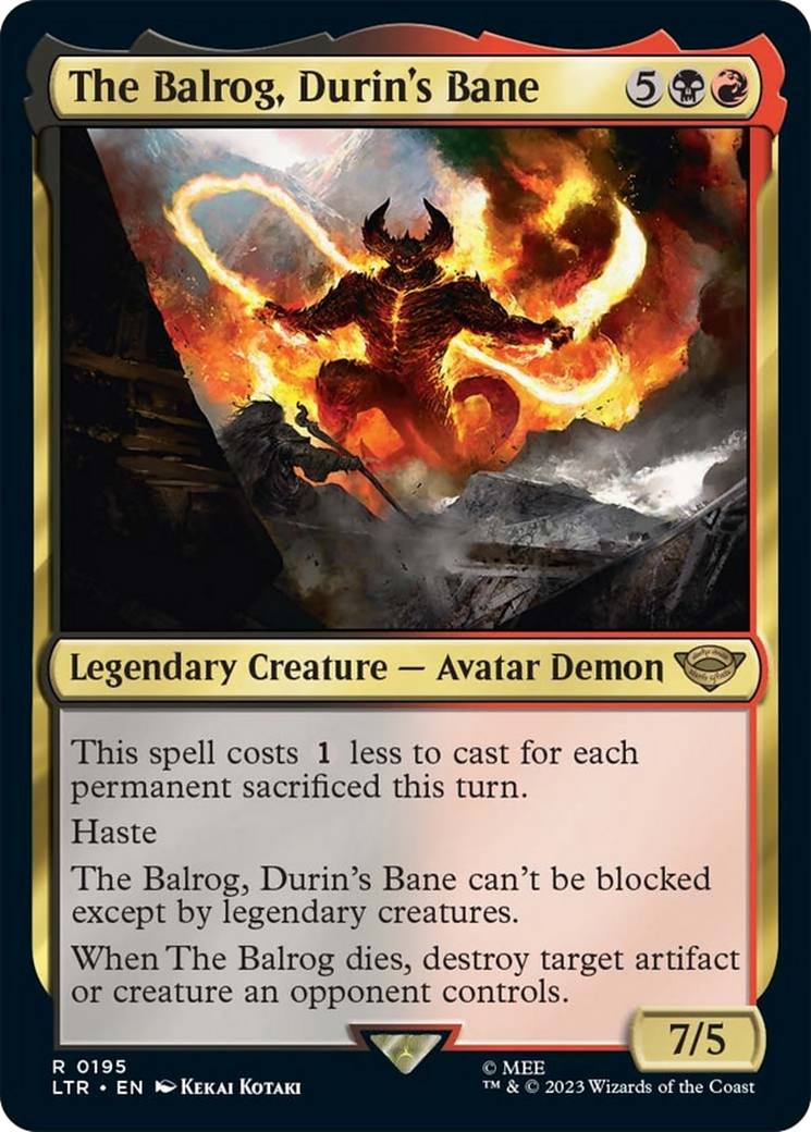 The Balrog, Durin's Bane [The Lord of the Rings: Tales of Middle-Earth] | Pegasus Games WI