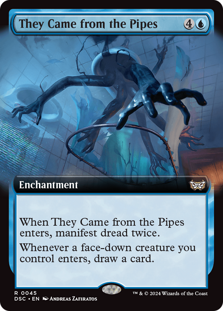 They Came from the Pipes (Extended Art) [Duskmourn: House of Horror Commander] | Pegasus Games WI