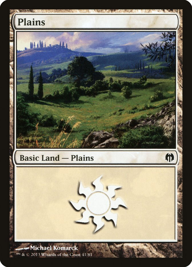 Plains (41) [Duel Decks: Heroes vs. Monsters] | Pegasus Games WI