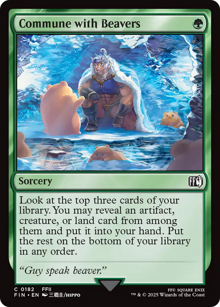Commune with Beavers [FINAL FANTASY] | Pegasus Games WI
