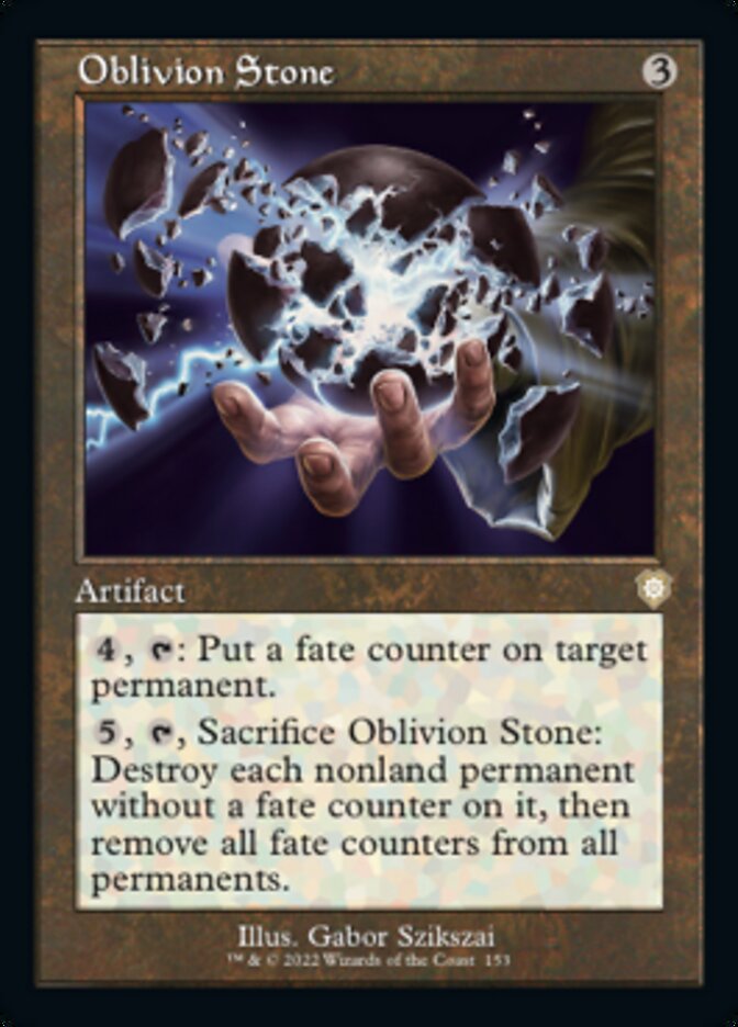 Oblivion Stone (Retro) [The Brothers' War Commander] | Pegasus Games WI