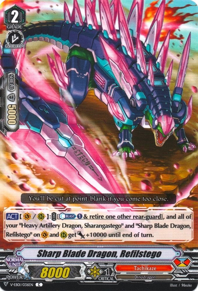 Sharp Blade Dragon, Refilstego (V-EB01/036EN) [The Destructive Roar] | Pegasus Games WI