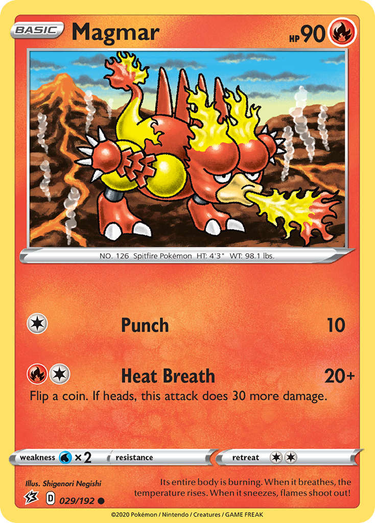 Magmar (029/192) [Sword & Shield: Rebel Clash] | Pegasus Games WI