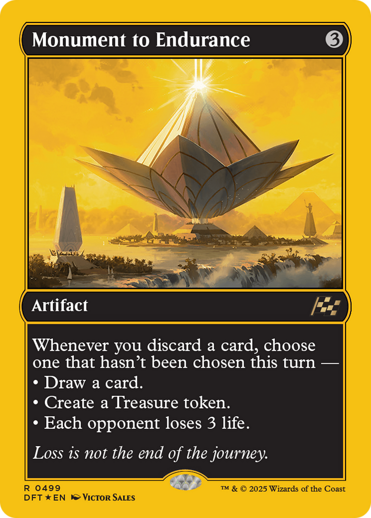 Monument to Endurance (First-Place Foil) [Aetherdrift] | Pegasus Games WI