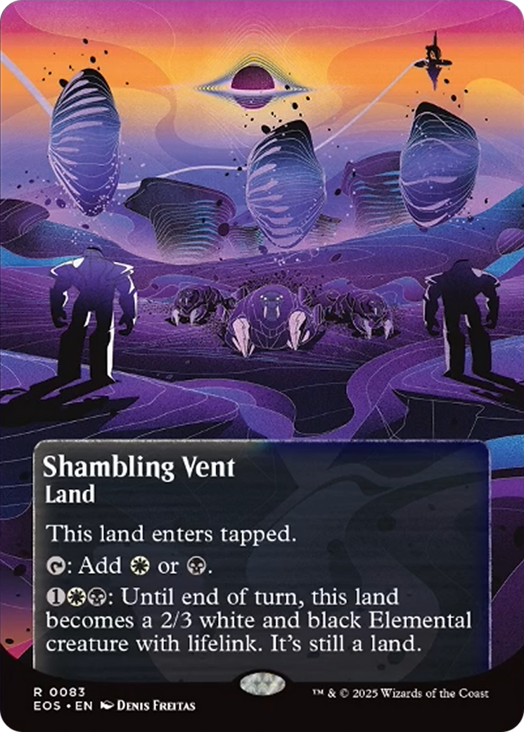 Shambling Vent (0083) (Borderless) [Edge of Eternities: Stellar Sights] | Pegasus Games WI