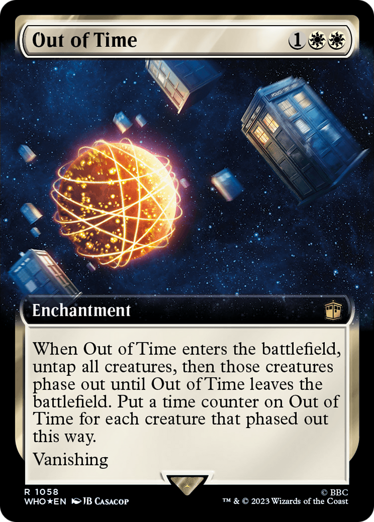 Out of Time (Extended Art) (Surge Foil) [Doctor Who] | Pegasus Games WI