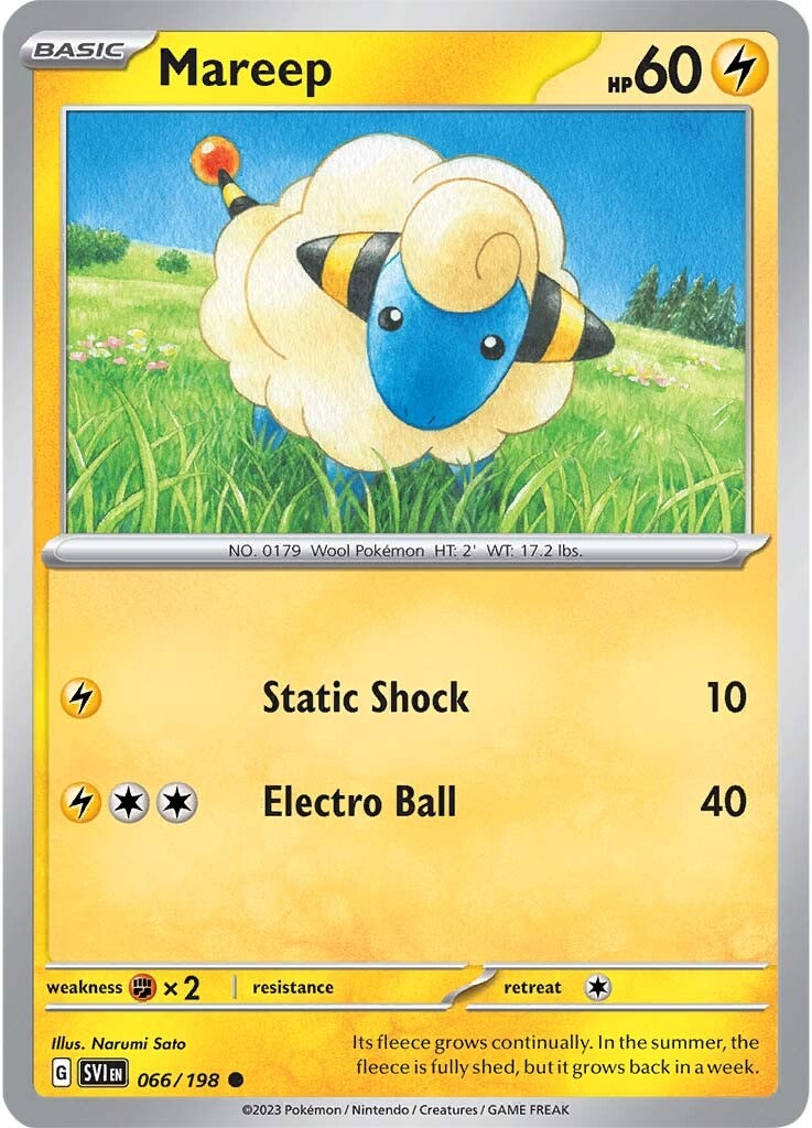 Mareep (066/198) [Scarlet & Violet: Base Set] | Pegasus Games WI