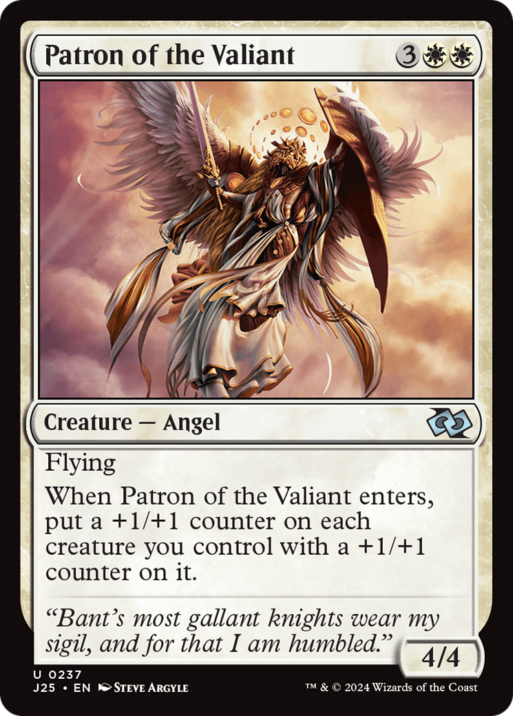 Patron of the Valiant [Foundations Jumpstart] | Pegasus Games WI