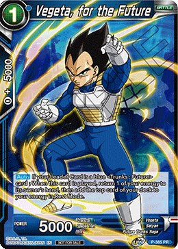 Vegeta, for the Future (Tournament Pack Vol. 8) (P-385) [Tournament Promotion Cards] | Pegasus Games WI