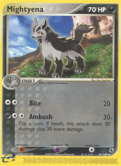 Mightyena (42/109) [EX: Ruby & Sapphire] | Pegasus Games WI