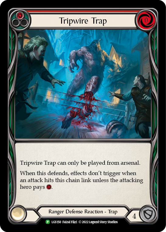 Tripwire Trap (Red) [LGS150] (Promo)  Rainbow Foil | Pegasus Games WI