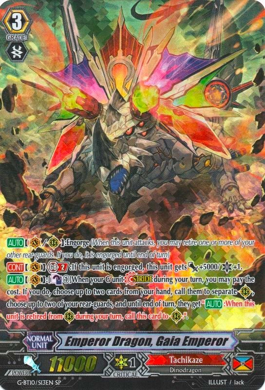 Emperor Dragon, Gaia Emperor (G-BT10/S13EN) [Raging Clash of the Blade Fangs] | Pegasus Games WI