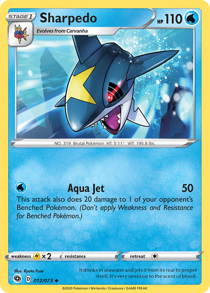 Sharpedo (012/073) [Sword & Shield: Champion's Path] | Pegasus Games WI