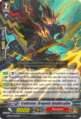 Eradicator, Dragonic Deathscythe (G-BT09/032EN) [Divine Dragon Caper] | Pegasus Games WI