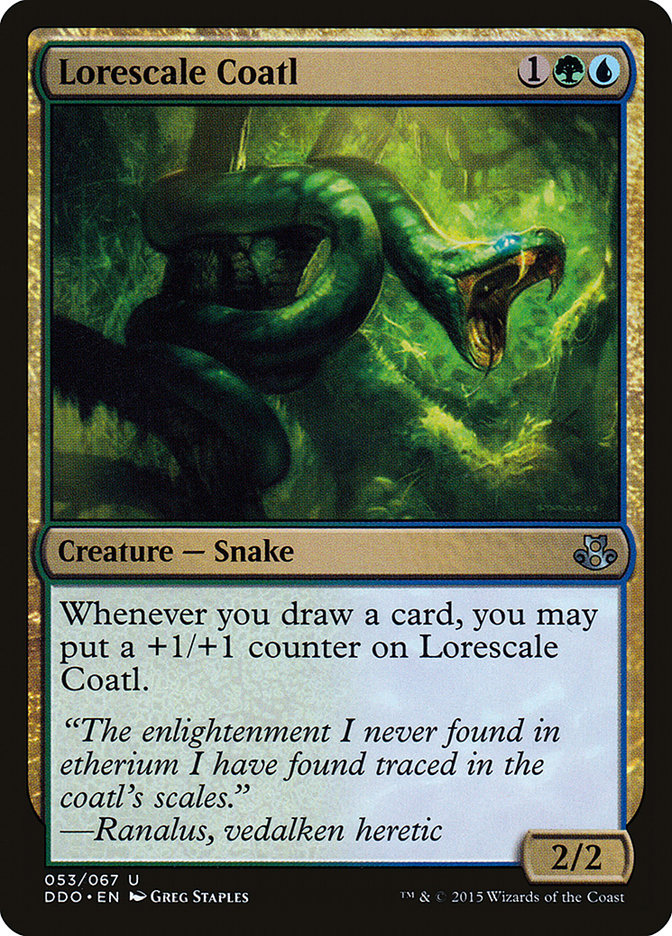 Lorescale Coatl [Duel Decks: Elspeth vs. Kiora] | Pegasus Games WI