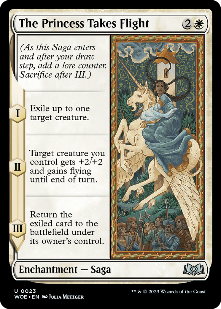 The Princess Takes Flight [Wilds of Eldraine] | Pegasus Games WI