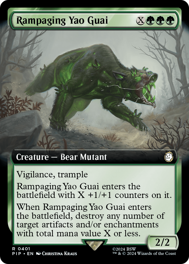 Rampaging Yao Guai (Extended Art) [Fallout] | Pegasus Games WI