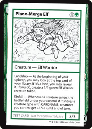 Plane-Merge Elf (2021 Edition) [Mystery Booster Playtest Cards] | Pegasus Games WI