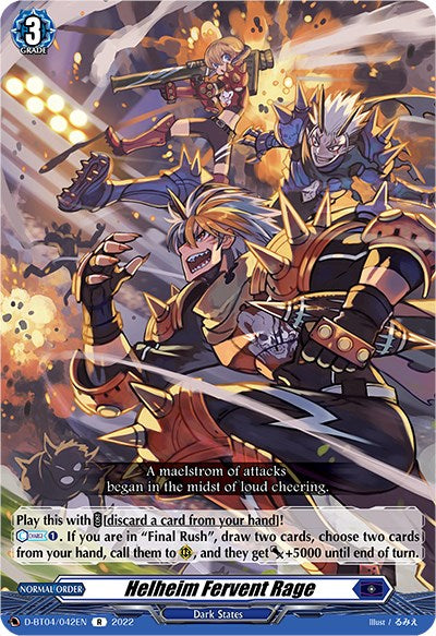 Helheim Fervent Rage (D-BT04/042EN) [Awakening of Chakrabarthi] | Pegasus Games WI