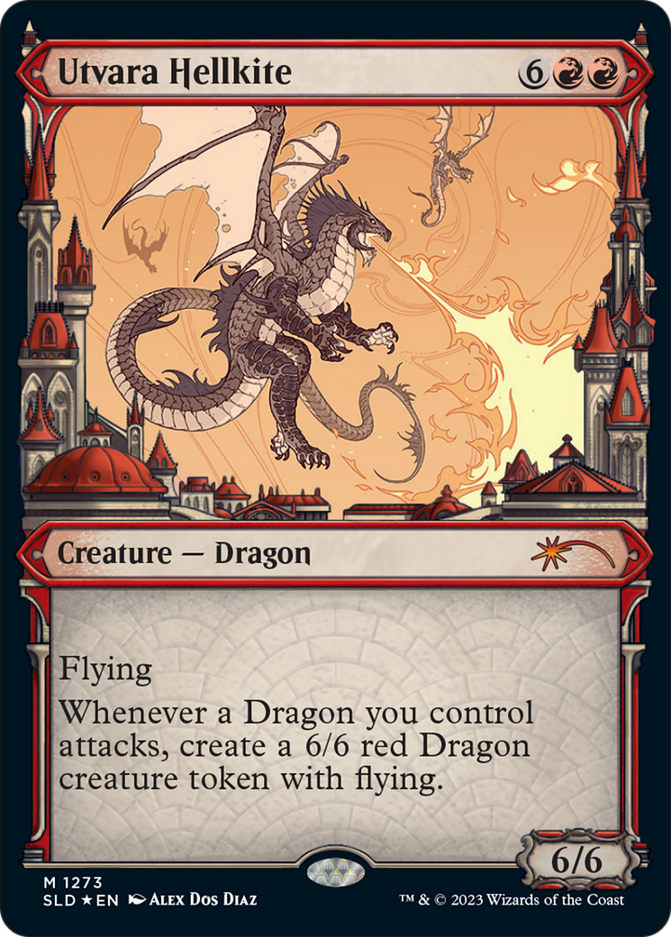 Utvara Hellkite (Halo Foil) [Secret Lair Drop Series] | Pegasus Games WI